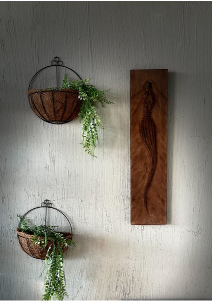 Rustik Tarz Ahşap Oyma Tablo