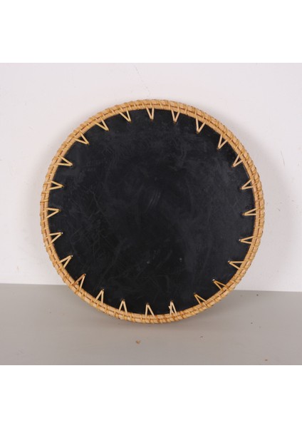 Mylamp Arus 28X6 cm Sedefli Rattan Tepsi & Duvar Dekoru modelleri