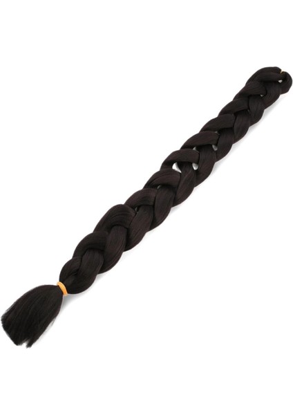 Afrika Örgüsü ve Rasta İçin Sentetik Saç - Küllü Patlıcan Moru