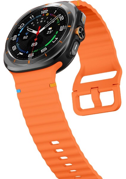 Samsung Galaxy Watch Ultra 47MM / Ultra 2025 Için Dalga Dikişli Kayış (Yurt Dışından) fırsatları