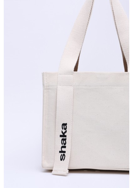 Krem SHK157 Kanvas Kumaş Tek Bölmeli Askılı Çıtçıtlı El, Kol ve Omuz Çantası indirimleri