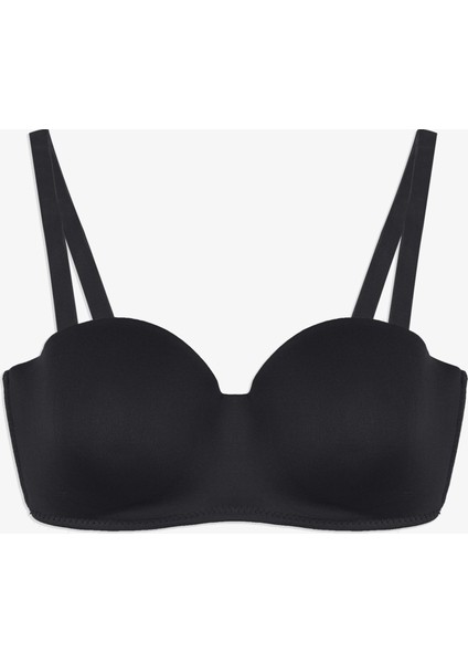 2'li Paket - Kadın Dolgusuz Mikro Straplez Sütyen modelleri