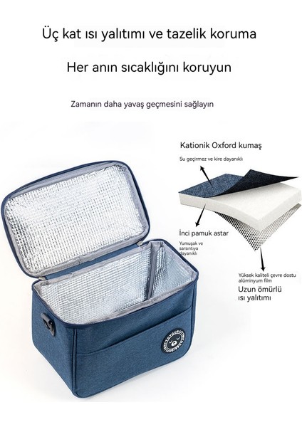 Oxford Bug Kalın Yalıtım Öğle Yemeği Çantası (Yurt Dışından) fiyatları