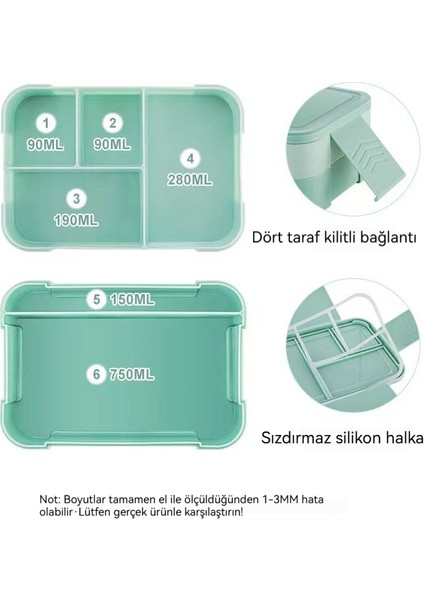 Gıda Sınıfı Taşınabilir Çift Katmanlı Öğle Yemeği Çantası Mikrodalga Isıtmalı Öğle Yemeği Çantası (Yurt Dışından) fiyatları