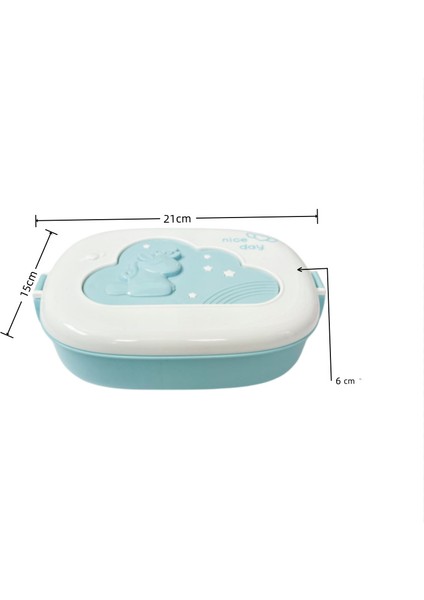 Gıda Sınıfı Karikatür Bölünmüş Öğle Yemeği Çantası Sevimli Öğrenci Ofis Çalışanı Öğle Yemeği Çantası (Yurt Dışından) fiyatları