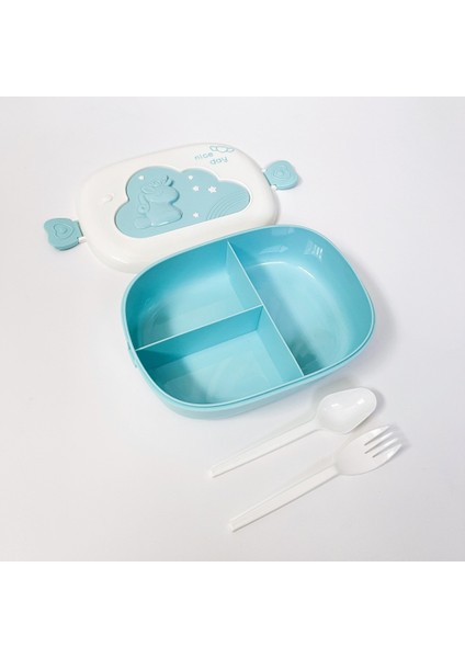 Gıda Sınıfı Karikatür Bölünmüş Öğle Yemeği Çantası Sevimli Öğrenci Ofis Çalışanı Öğle Yemeği Çantası (Yurt Dışından) modelleri