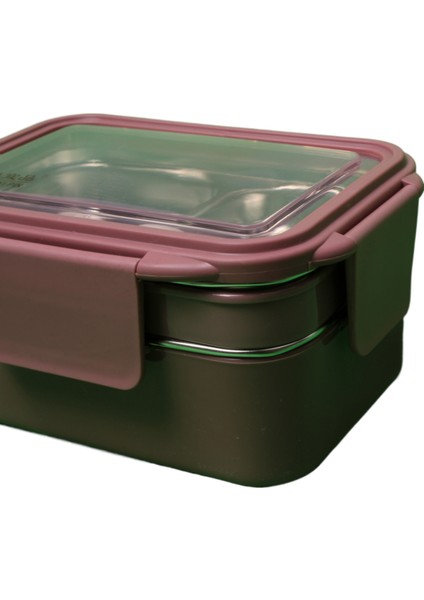 Dikdörtgen Çift Katmanlı Ayarlanabilir Paslanmaz Çelik Isıtmalı ve Taze Tutan Yemek Kutusu Saklama Kabı (Yurt Dışından) modelleri