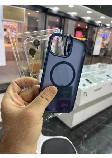 Iphone 16 Kamera Lens Koruma Hediyeli Kamera Kısmı Açılabilen Standlı Magsafe Kılıf fiyatları