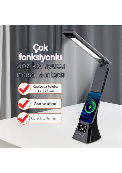 Çok Fonksiyonlu Öğrenme Göz Koruması Istiflenmiş Depolama Akıllı Masa Lambası (Yurt Dışından) fiyatları