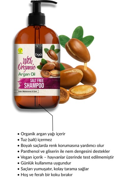 Tuzsuz Şampuan 500 ml 2’li Set modelleri