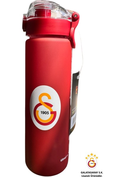 Galatasaray Lisanslı Tritan Matara 630ML Pipetsiz Rahat Içim Kırmızı fırsatları