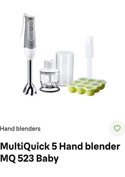 Multiquick Blender Seti Hand Blender Seti Mq 523
