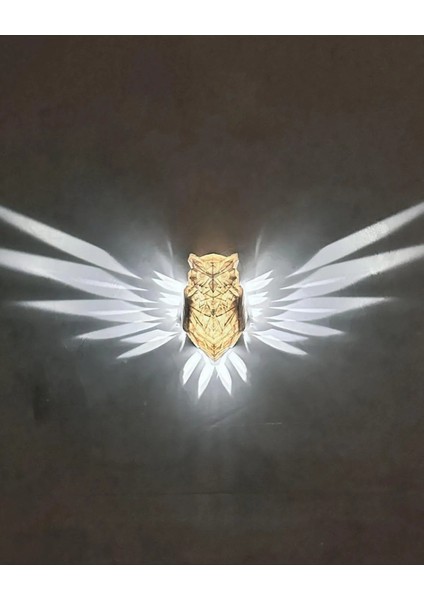 3D Baykuş Tasarımlı LED Duvar Lambası fiyatları