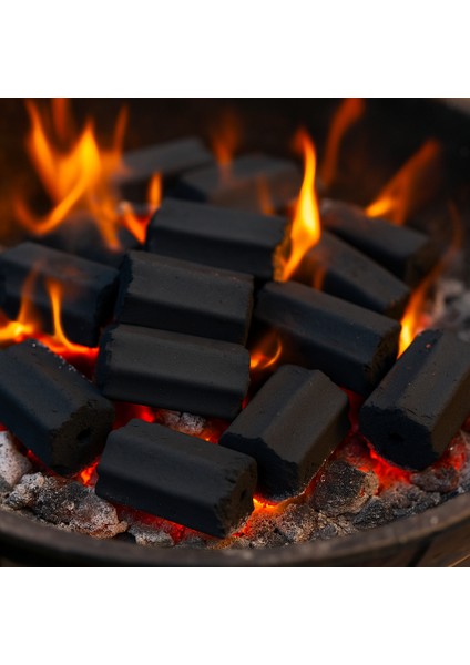 10 kg %100 Fındık Kabuğu Pres Kömürü