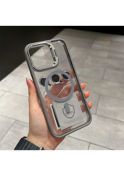 Apple iPhone 11 Kılıf Standlı ve Kamera Lens Hediyeli Magsafe Şarj Özellikli Kapak modelleri