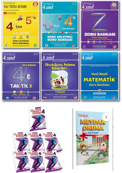 4. Sınıf Tüm Dersler Eğitim Seti - 5. Sınıfa Hazırlık modelleri