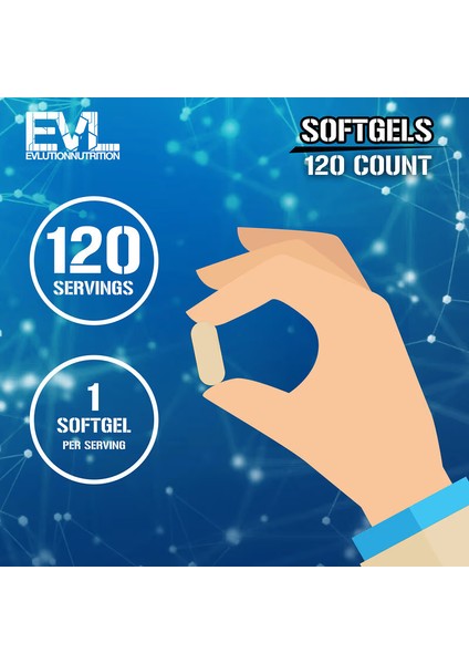 Triple Strength Omega 3 Fish Oil EPA DHA Supports Brain 120 Softgels modelleri