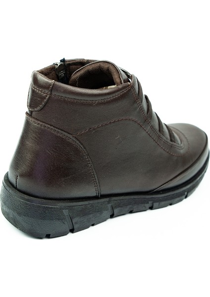 Z396 Kahverengi Deri Lastikli Kadın Bot fırsatları