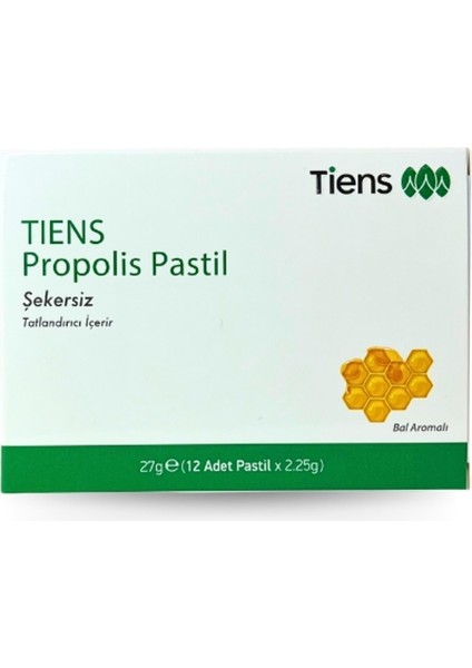 Propolis Içeren Pastil Takviye Edici Gıda