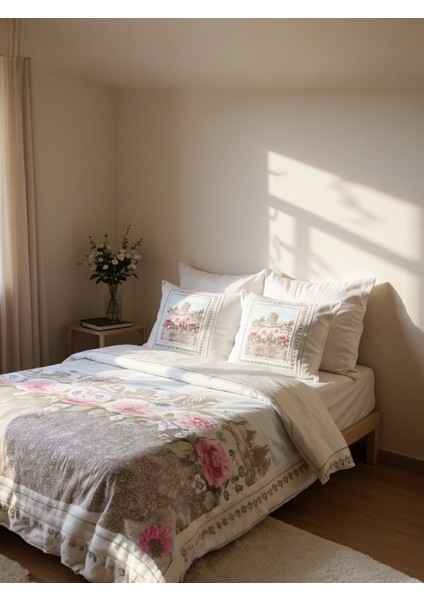 "özdilek Soft Life Vetrina Çift Kişilik Pamuk Saten Nevresim Takımı – Yumuşak Dokulu Lacivert" fiyatları