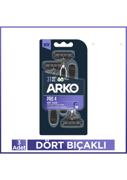 Pro4 Tıraş Bıçağı Blıster 3lü