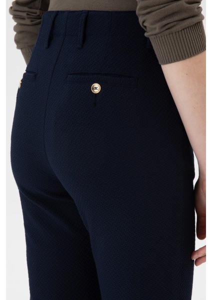 Kadın Açık Lacivert Pantolon (Kanvas-Chino) 50309273-VR059