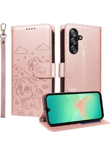 Samsung Galaxy A26 5g Için Rfıd Korumalı ve Darbeye Dayanıklı Tasarımlı Çok Işlevli Deri Kılıf, Kart Tutucu ve Çıkarılabilir Bilek Kayışı (Yurt Dışından)
