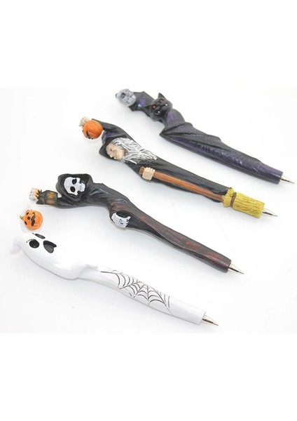 Polyester Tükenmez Kalem Cadılar Bayramı Temalı