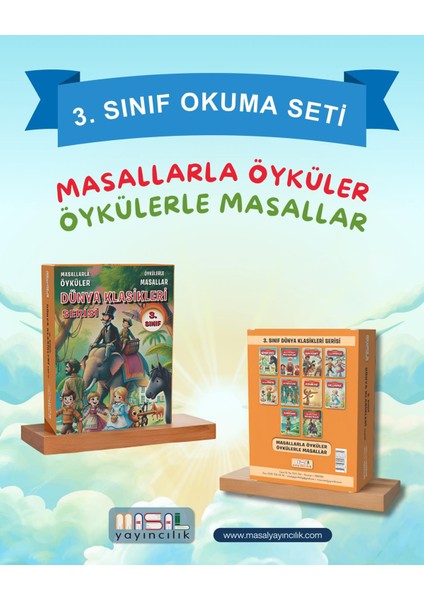 MASAL YAYINCILIK 3.SINIF DÜNYA KLASİKLERİ ÖYKÜ DİZİSİ