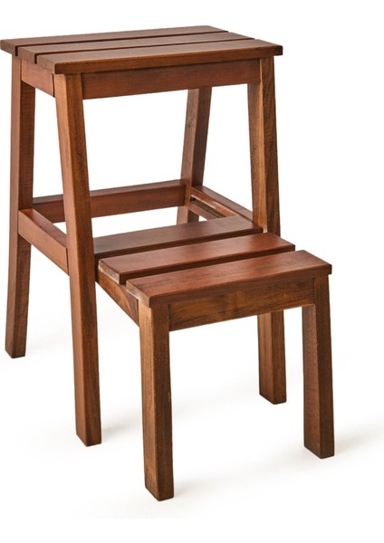 Merdiven Tabure - Ceviz - 54X37X34 cm fiyatları