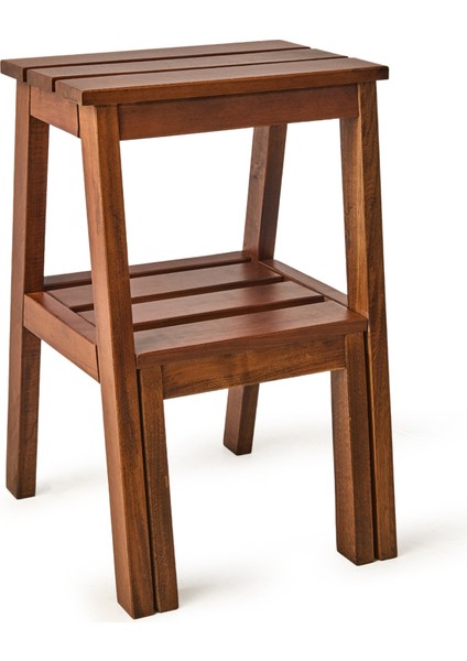 Merdiven Tabure - Ceviz - 54X37X34 cm modelleri