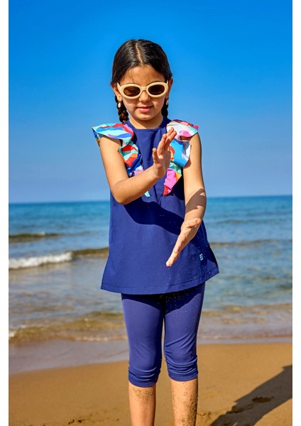 UPF50+ Korumalı, Hafif Kumaş, 2 Parça Set Mayo C2502 fiyatları