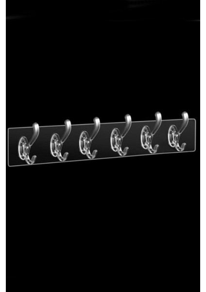 Yapışkanlı 5 Adet Kancalı Monte Gerektirmeyen Kancalı Askılık Duvar Askılığı modelleri