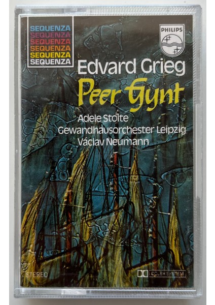 Edvard Grieg Peer Gynt Kaset (Orjnal Dönem Baskı Kaset)