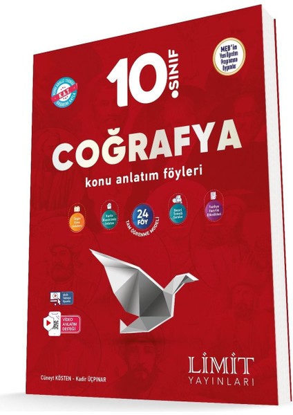 Limit 2026 10. Sınıf Coğrafya Konu Anlatım Föyleri Güncel Müfredat