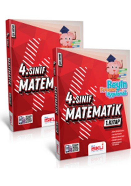 Beyin Fırtınası Uygulamalı 4.sınıf Matematik Soru Bankası 1.kitap ve 2.kitap 2026