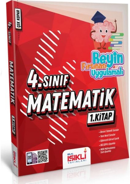 Beyin Fırtınası Uygulamalı 4.sınıf Matematik Soru Bankası 1.kitap ve 2.kitap 2026 modelleri