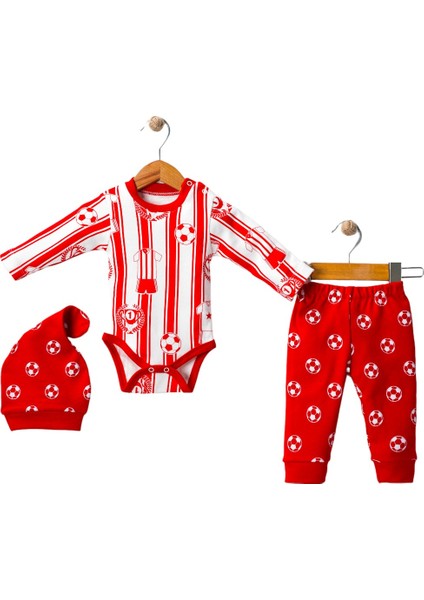 Body Üçlü Milli Takım Taraftar Set Kırmızı