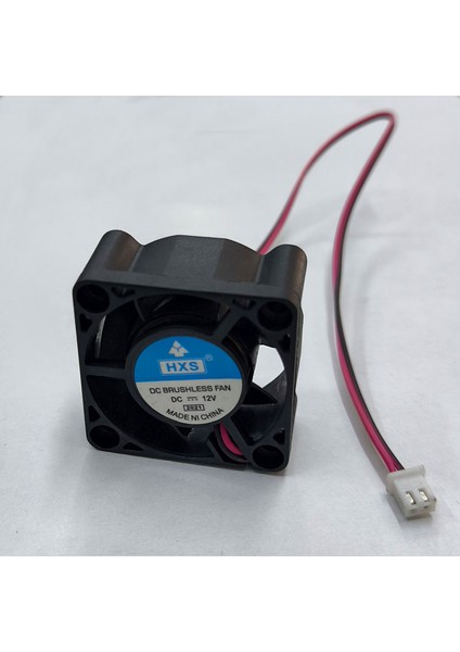 12V 4cm 2 Pinli Soğutucu Fan 4*4*2cm 12V 2 Pinli Fan