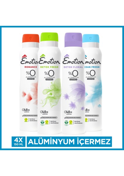 Kadın Deodorant Karma Set 4x150 ml