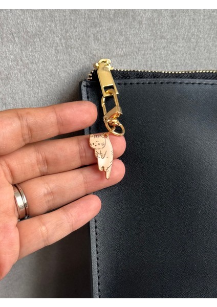 Kedi Anahtarlık, Kedi Anahtarlık Çanta Charmı, Renkli Gold Kedi Araba Anahtarlığı Cüzdan Süsü modelleri