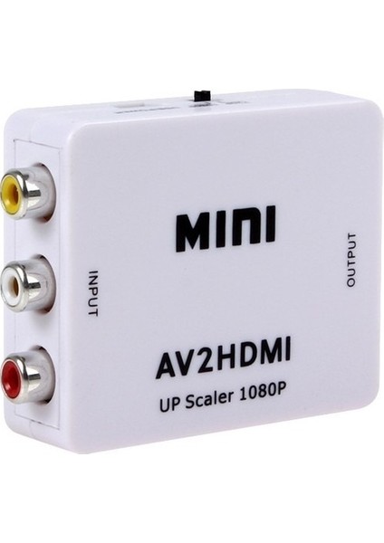 Rca To HDMI Dönüştürücü – 1080P Av Converter Tüplü Tv Uyumlu fırsatları