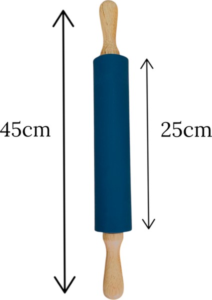 Bambu Saplı Silikon Gövdeli Merdane-Büyük Boy (45 x 5,5 x 25 Cm) fiyatları