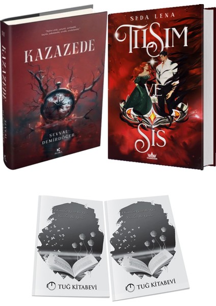 Tılsım ve Sis 1 Cadı Avı Ciltli ve Kazazede 3 Ciltli Şevval Demirdöğer 2li Set + Hediyeli