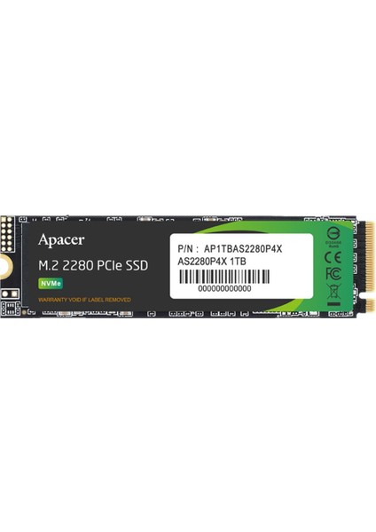 1TB AS2280P4X 2100-1700MB-s NVMe PCIe M.2 SSD Disk (AP1TBAS2280P4X-1) modelleri