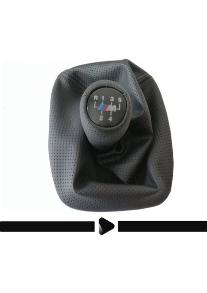 Bmw E30-E34 Için Topuzlu Vites Körüğü 5 Ileri Siyah Noktalı