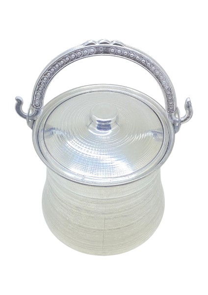 Şehzademutfak Şehzade Mutfak 1 Litre El Yapımı Alüminyum Yoğurt Satırı (Kapaklı Bakraç) fırsatları