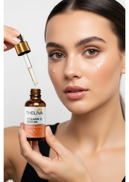 C Vitamini Serum Aydınlatıci Hyaluronik Asit Cilt,leke Yaşlanma ve Kırışıklı Karşıtı Yüz Serumu indirimleri