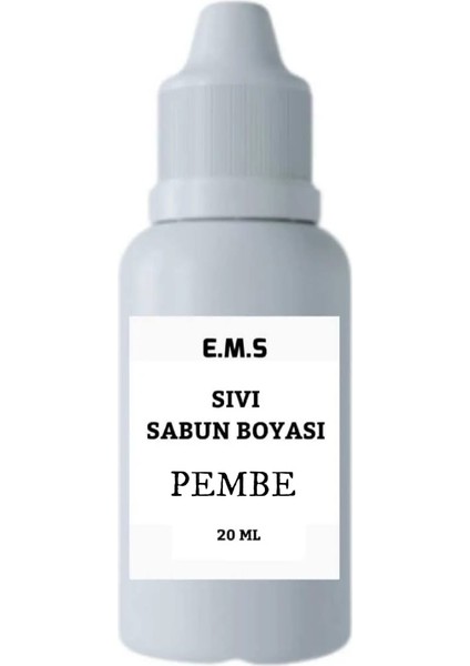 SABUN BOYASI PEMBE 20 ML SABUN YAPIMI BOYASI SIVI SABUN BOYASI.