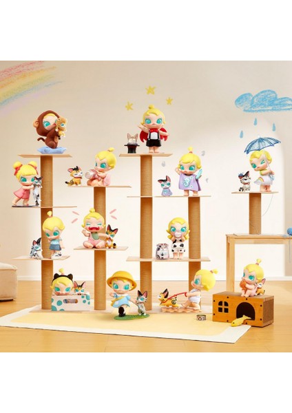Baby Molly & Baby Tabby, Rastgele Anime Serisi Figürleri, Koleksiyon ve Aksiyon Oyuncak modelleri